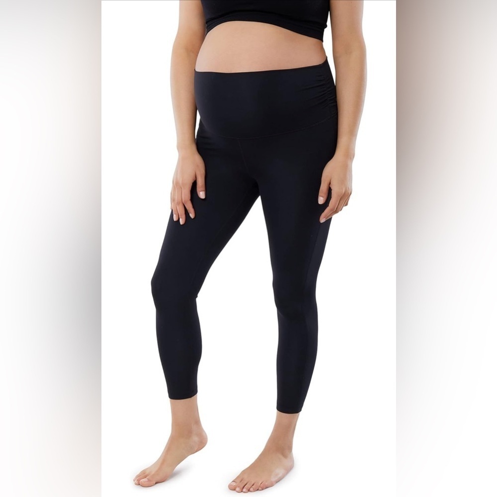 NWT- Isabel Maternity Seamless Belly Tights- Full Length- Footless  SIZE: S/M